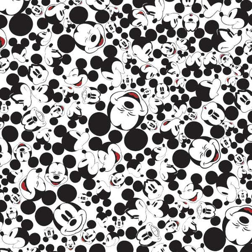 Disney Mickey Mouse Face Pattern iPhone 15 Pro Max Clear Case